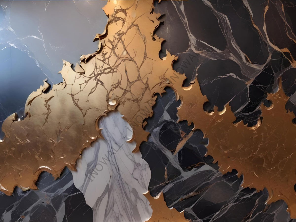 GOLD-G-1002 - YIRTILMAZ DUVAR KAĞIDI VE POSTER