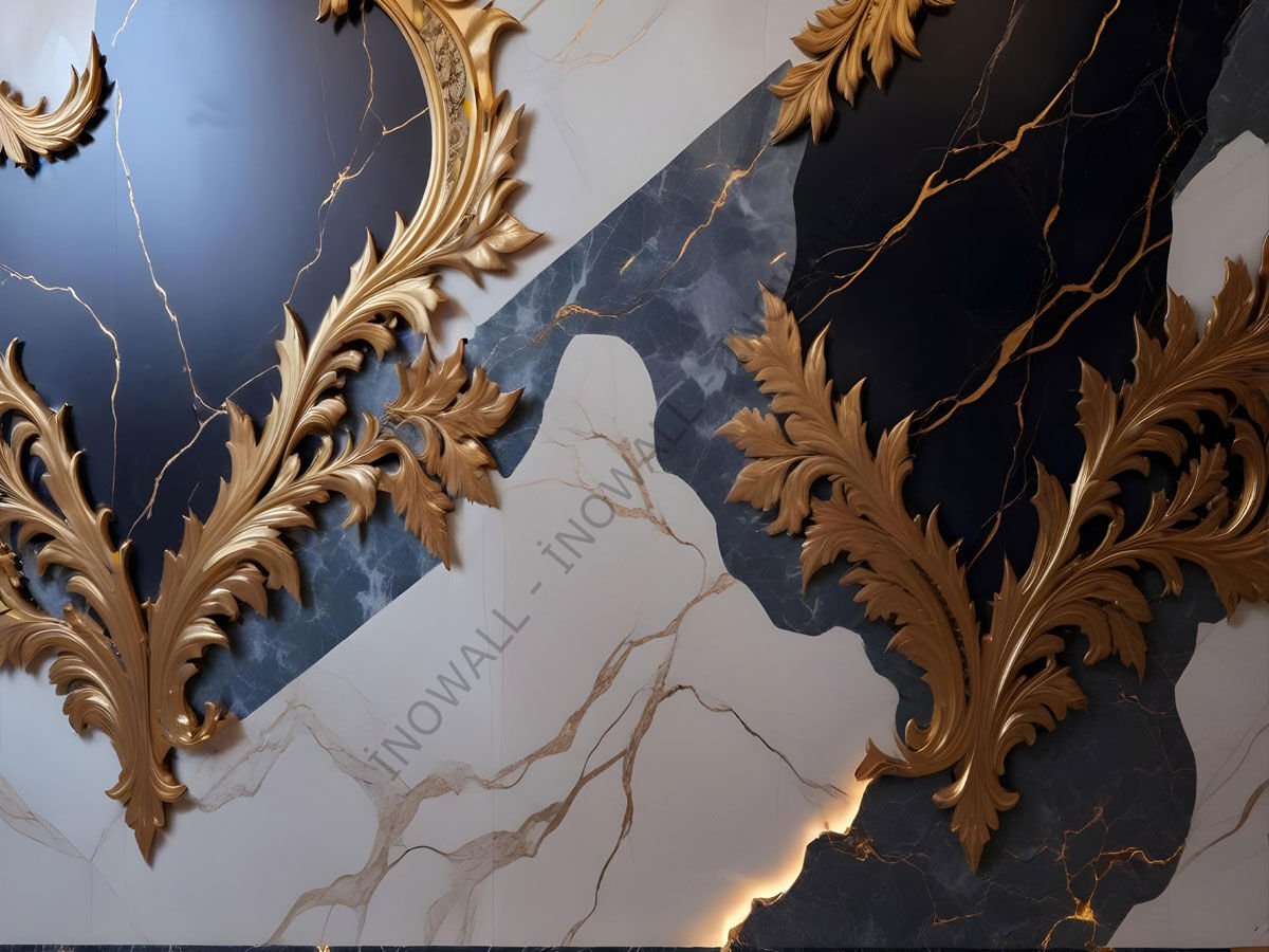 GOLD-G-1006 - YIRTILMAZ DUVAR KAĞIDI VE POSTER