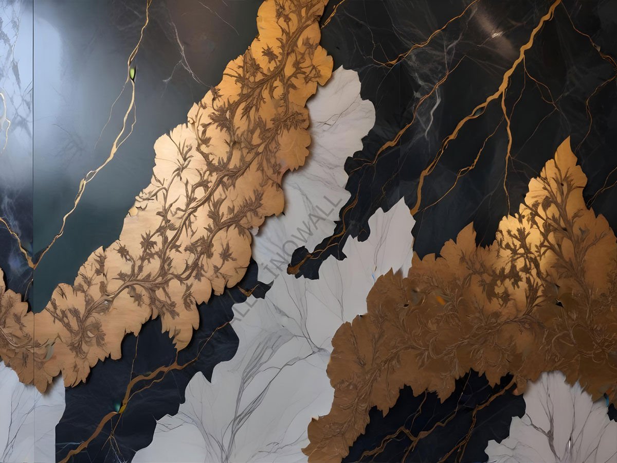 GOLD-G-1010 - YIRTILMAZ DUVAR KAĞIDI VE POSTER