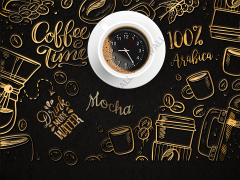 COFFE-6004 - YIRTILMAZ DUVAR KAĞIDI VE POSTER