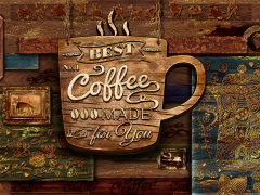 COFFE-6005 - YIRTILMAZ DUVAR KAĞIDI VE POSTER