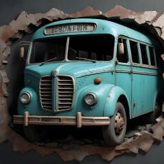 Wall Art Led - Cars 106